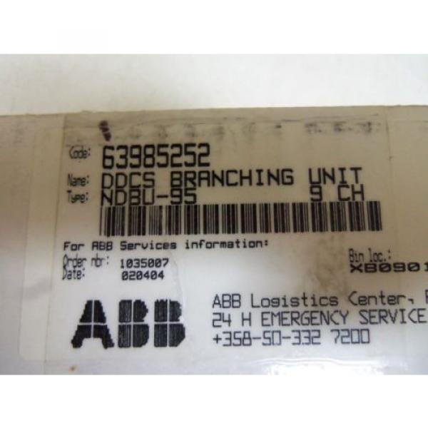 ABB DDCS BRANCHING UNIT NDBU-95 #5 image