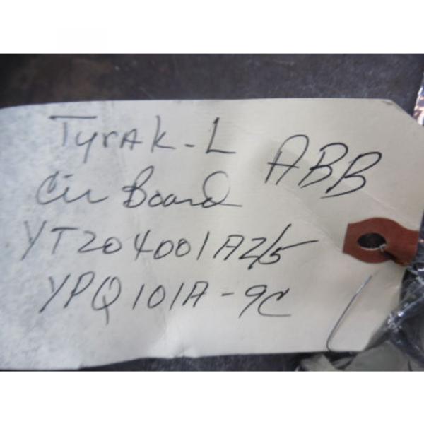 ABB TYRAK-L CIRCUIT BOARD CONTROL CONVERTER, 2668 184-436/4, YT204001-AZ/5, USED #9 image