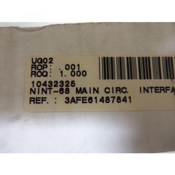 ABB MAIN CIRCUIT INTERFACE KIT NINT-68 *USED* #3 image