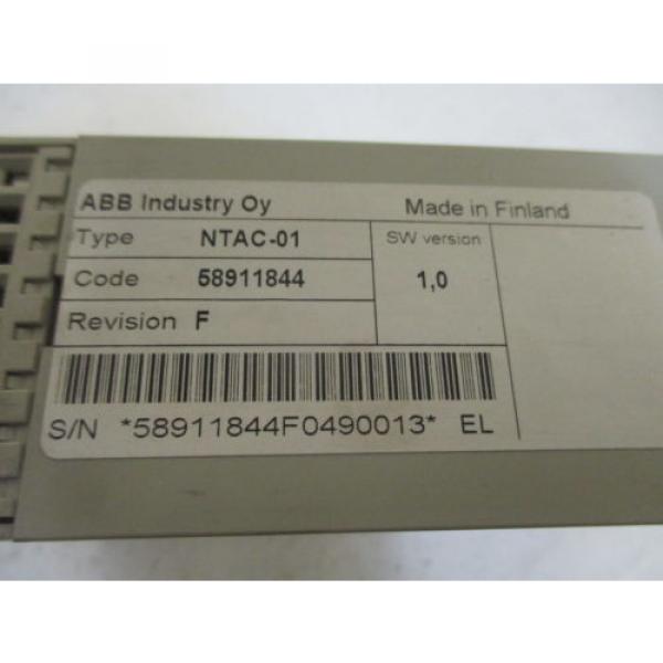 ABB NTAC-01 PULSE ENCODER INTERFACE *USED* #4 image