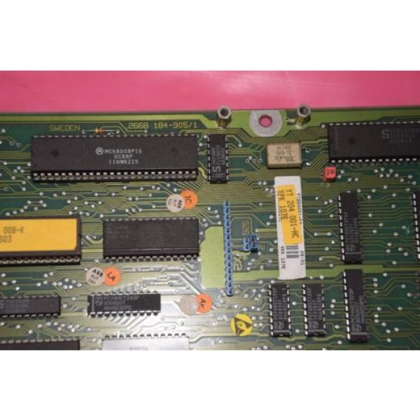 ABB YT204001-HC YT 204 001-HC 2668 184-905/1 PC BOARD #5 image