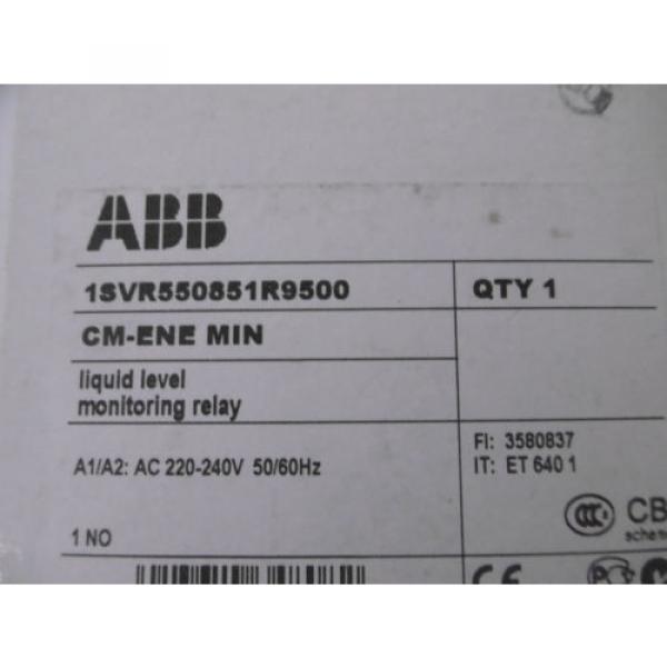 ABB Niveaurelais 1SVR550851R9500 Typ CM-ENE MIN Neu OVP #6 image