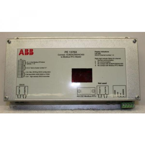 ABB PE 1376X 08136-1 AC80/AC800/AC450 Modbus RTU Master  **XLNT**  ABB DDCS #1 image