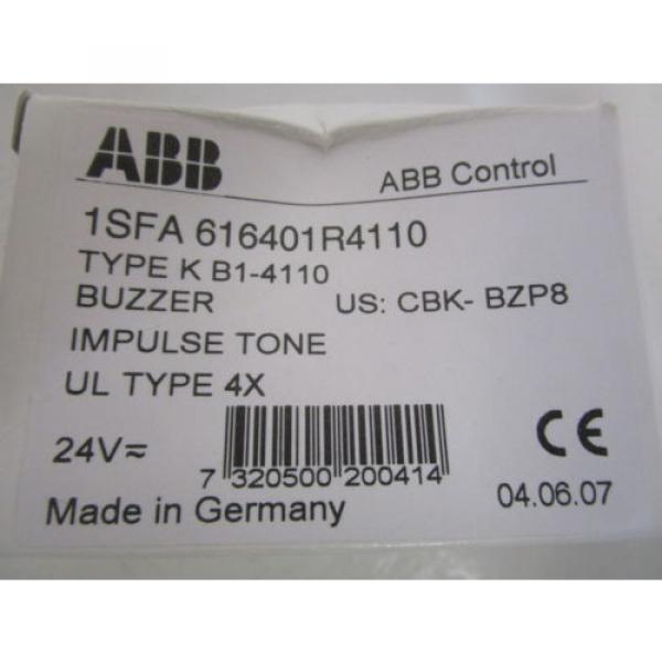 ABB KB1-4110 BUZZER 1SFA616401R4110 *NEW IN BOX* #1 image