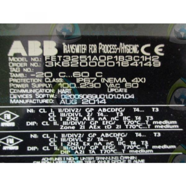 ABB FET3251A0P1B3C1H2 TRANSMITTER *NEW NO BOX* #5 image