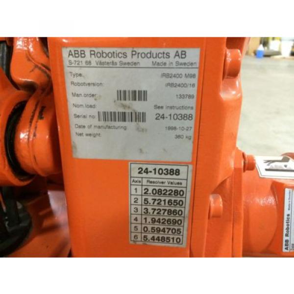 ABB Robot, ABB 2400 robot, Welding robot, Fanuc Robot, Used Robot, ABB M98 #11 image