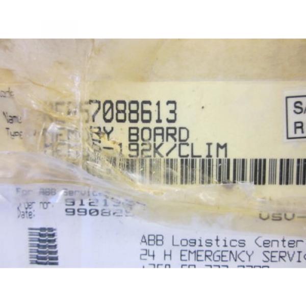 ABB MEM 86-192K/CLIM 57088613 Memory Board, Stromberg, Allen-Bradley 3100-MR1 #3 image