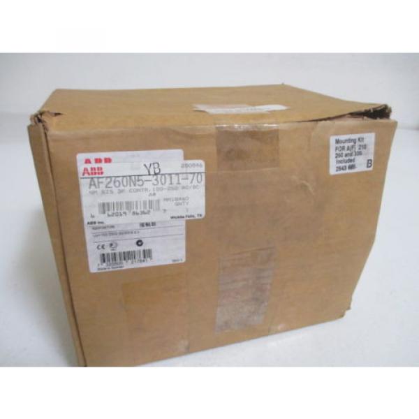 ABB AF260N5-3011-70 CONTACTOR *NEW IN BOX* #1 image