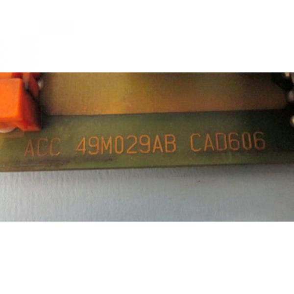 ABB ROBOTICS ACC 49M029AB CAD606 SERVO AMPLIFIER DSQC 266G #3 image