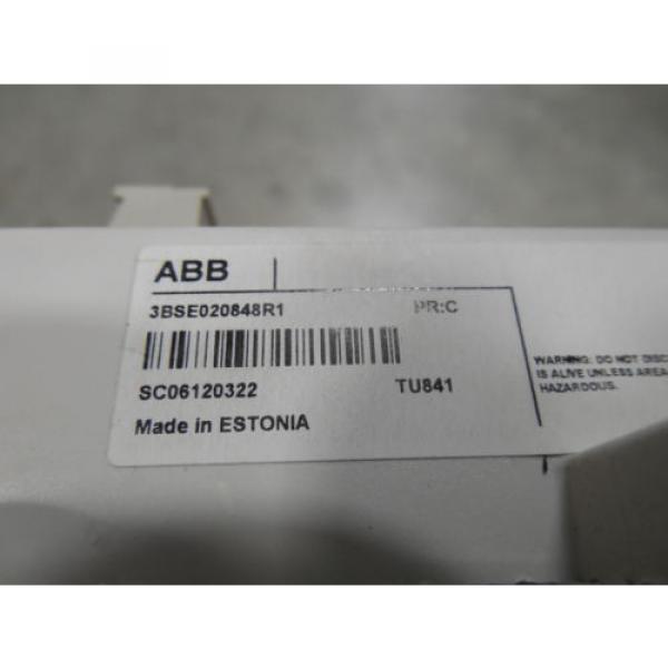 USED ABB 3BSE020848R1 S800 I/O Termination Unit TU841 PR:C #3 image