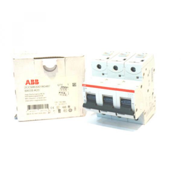 NEW ABB 2CCS863001R0487 CIRCUIT BREAKER S803S-K20 #1 image