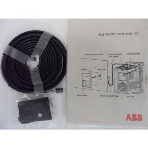 New ABB ACS100-EXT Set , Control Panel Extension Cable, ACS100 cable #1 image