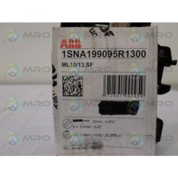 ABB 1SNA199095R1300 TERMINAL BLOCK FUSE HOLDER *NEW NO BOX* #4 image