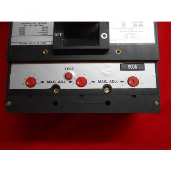 ABB LHB63600S  600AMP 600VAC 3-POLE MAGNETIC ADJ. TRIP  CIRCUIT BREAKER #6 image