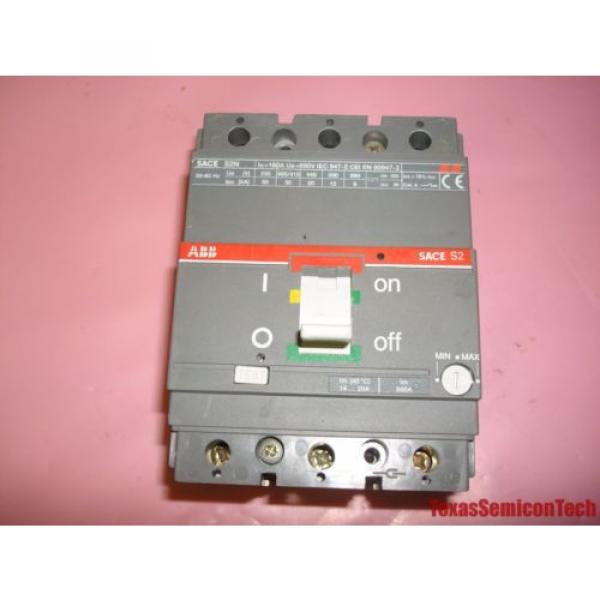ABB SACE Isomax S2 S2N - Industrial Circuit Breaker 160A / 690VAC - 3 Pole #1 image