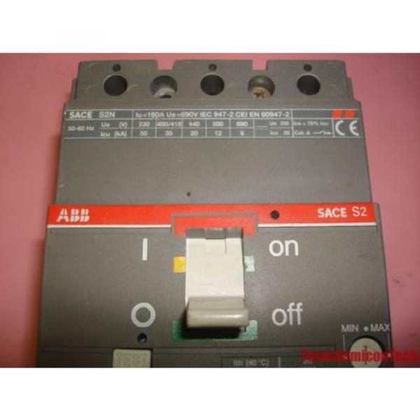 ABB SACE Isomax S2 S2N - Industrial Circuit Breaker 160A / 690VAC - 3 Pole #2 image