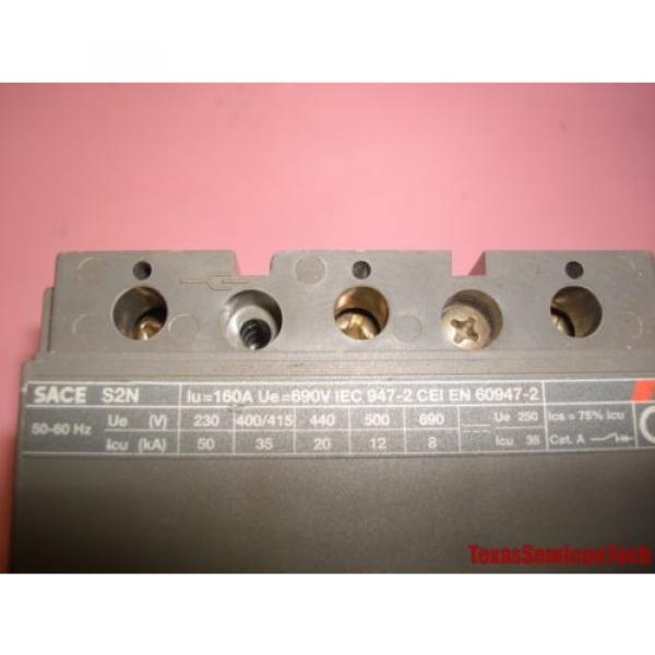 ABB SACE Isomax S2 S2N - Industrial Circuit Breaker 160A / 690VAC - 3 Pole #3 image