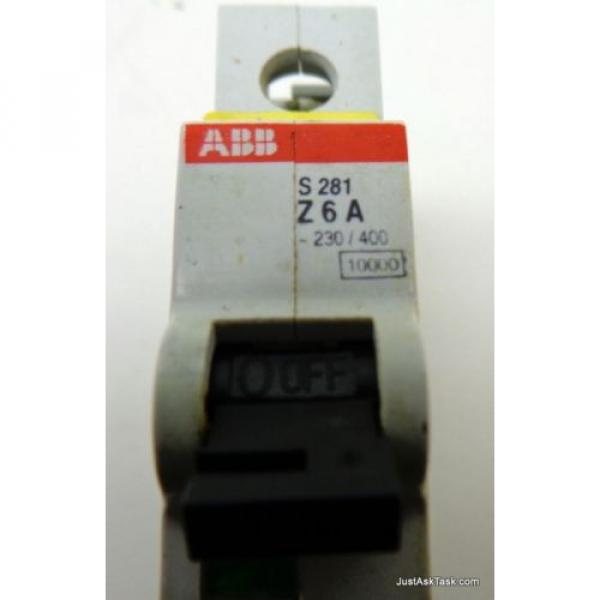 ABB S281 Z6A 1-Pole Circuit Breaker #2 image