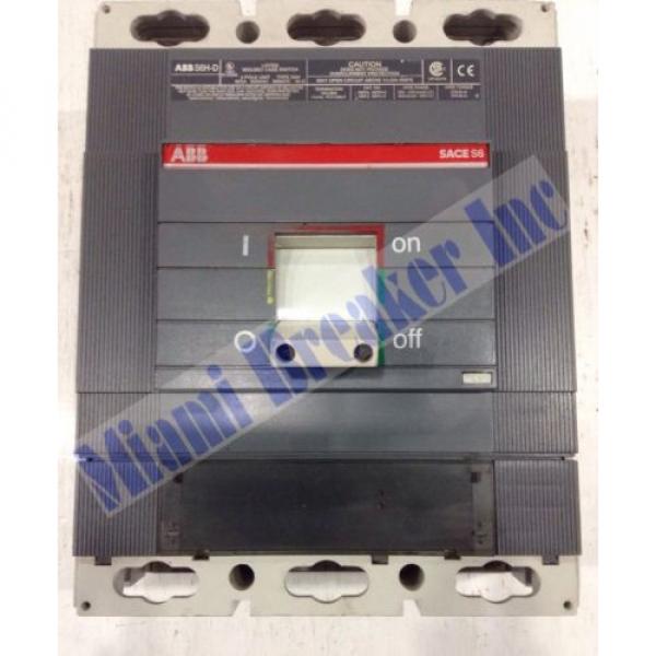 S6H-D ABB 3 Pole 600 Amp 600 Volt Circuit Breaker Type S6H #1 image