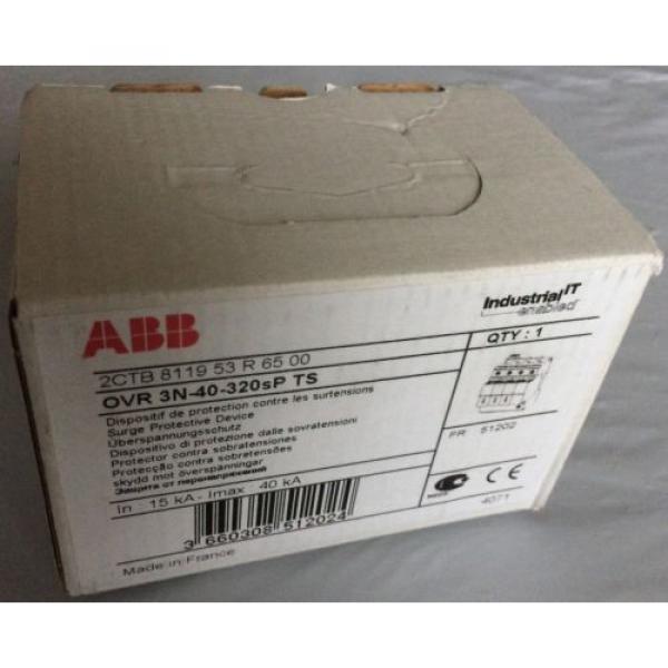 New ABB OVR 3N-40-320sP TS Surge Protector Device, 3P+N, 40kA, 320V #2 image