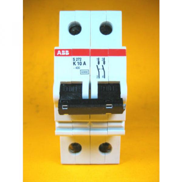 ABB -  S272-K10A -  2 Pole Circuit Breaker #1 image