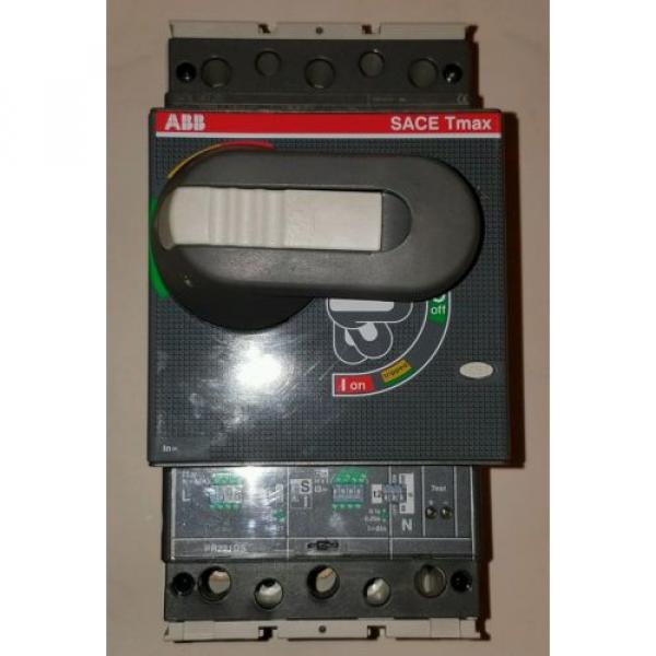 ABB SACE T4N 250 CIRCUIT BREAKER With ROTARY HANDLE 3 POLE 660VAC 250amp PR221DS #1 image