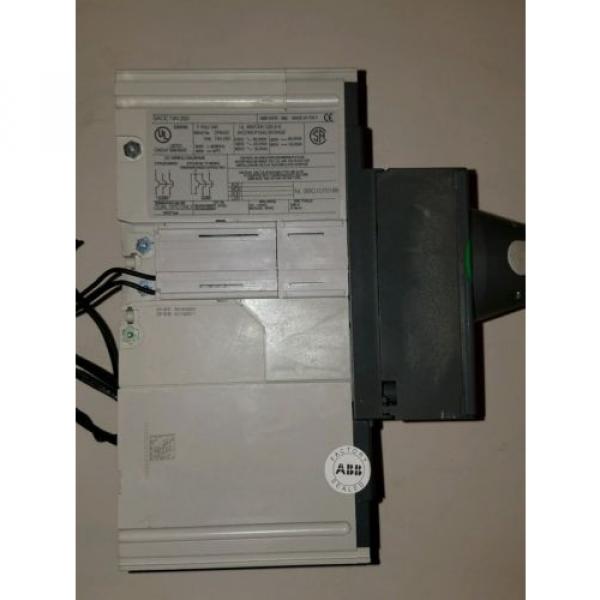 ABB SACE T4N 250 CIRCUIT BREAKER With ROTARY HANDLE 3 POLE 660VAC 250amp PR221DS #2 image