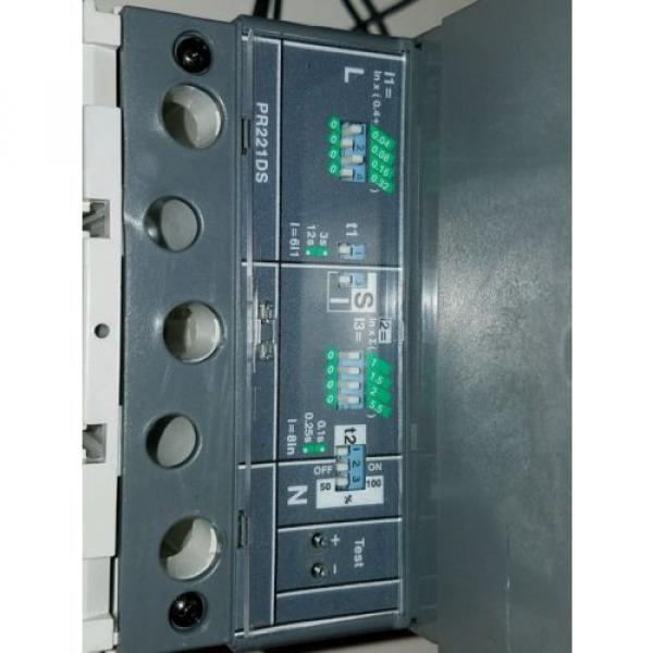 ABB SACE T4N 250 CIRCUIT BREAKER With ROTARY HANDLE 3 POLE 660VAC 250amp PR221DS #8 image