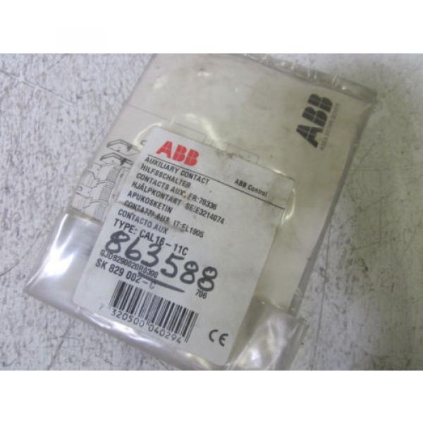 ABB CAL16-11C AUXILLARY CONTACT *NEW IN FACTORY BAG* #1 image