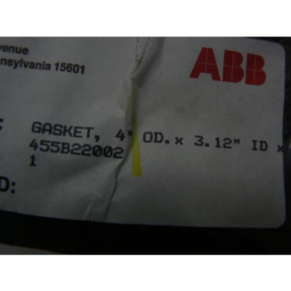 ABB 4 GASKETS  455B22003 -455B22002-455B22002    *NEW IN FACTORY BAG* #3 image