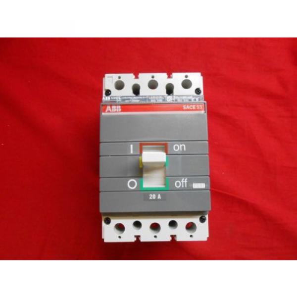 ABB Sace Isomax S Circuit Breaker S3HQ020TW 20A 3P NIB #4 image