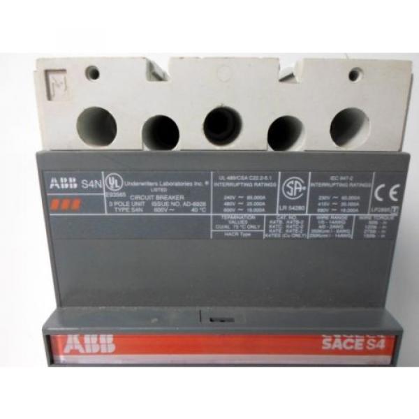 ABB SACE S4 CIRCUIT BREAKER 250 AMP #2 image