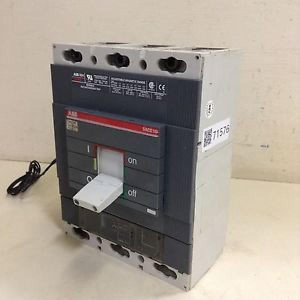 Abb 600 Amp Breaker SACE S6 S6H-3-600 Used #71576 #1 image