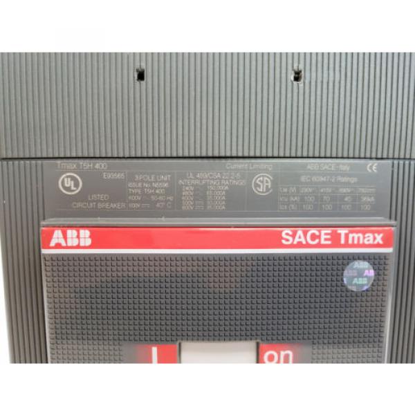 ABB SACE Tmax T5H 400 PR221DS-LS/I In=400 3p F F, 3 Pole Circuit Breaker T5H400 #3 image