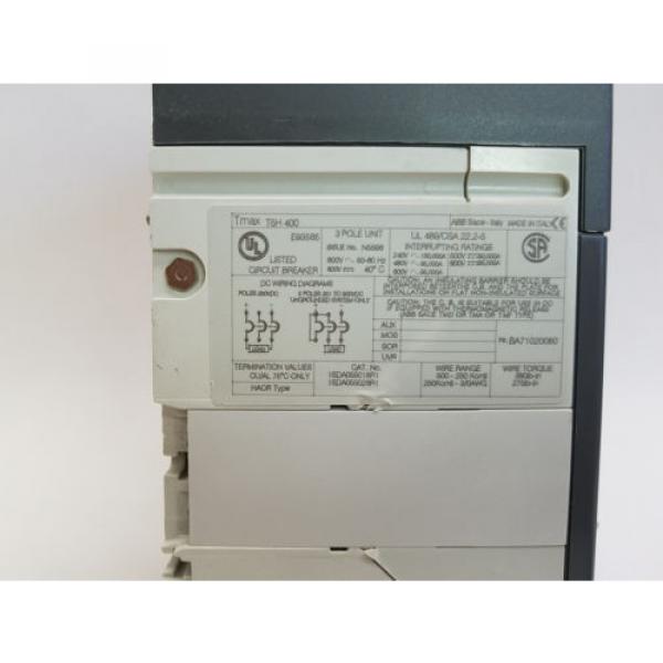 ABB SACE Tmax T5H 400 PR221DS-LS/I In=400 3p F F, 3 Pole Circuit Breaker T5H400 #8 image