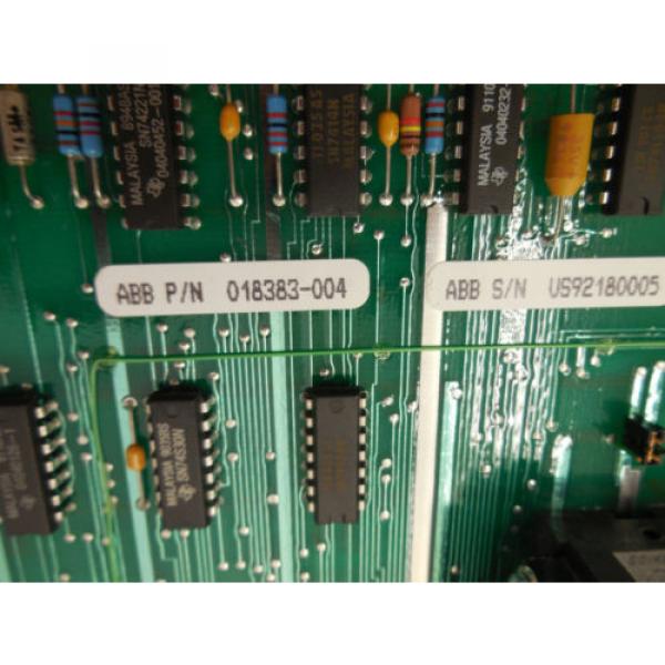 NEW ABB 018383-004  CIRCUIT BOARD 018383004 #2 image