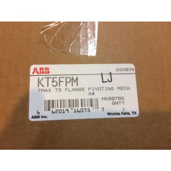 ABB KT5FPM TMAX T5 Flange Pivoting Mech #1 image