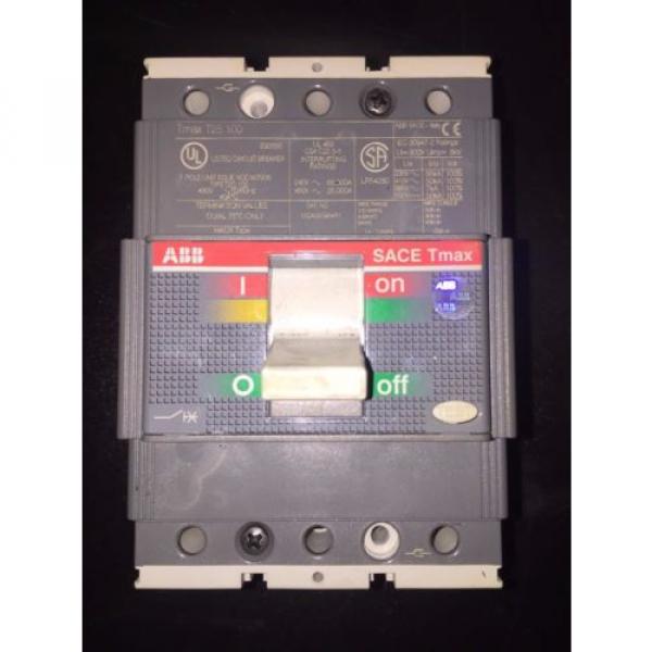 ABB 100A SACE TMAX Breaker 3 phase #1 image