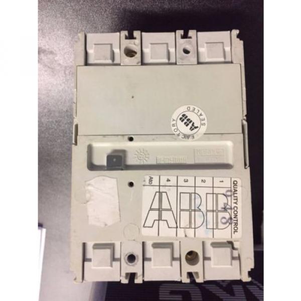 ABB 100A SACE TMAX Breaker 3 phase #4 image