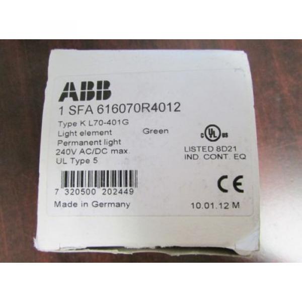 ABB Green Light Element 1 SFA 616070R4012 K L70 401G #1 image