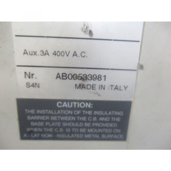 ABB S4N SACE PR211 100 AMP CIRCUIT BREAKER AB00533981 #4 image