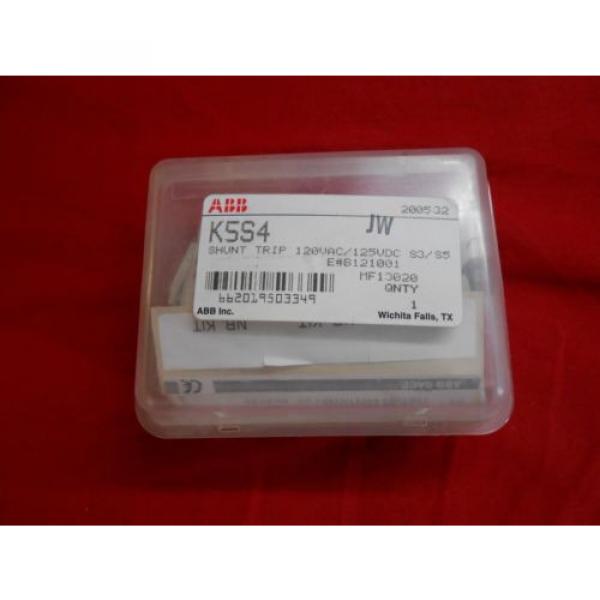 NEW ABB UV TRIP K5S4 120 VAC 125 VDC S3 s4 S5 #1 image