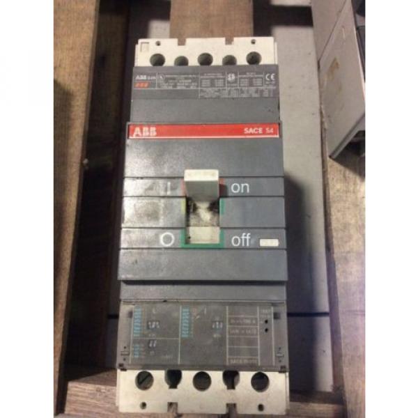 ABB S4N Circuit Breaker 100 Amp 600 Volt 3 Pole SACE PR211 Trip Unit  Shunt Trip #1 image