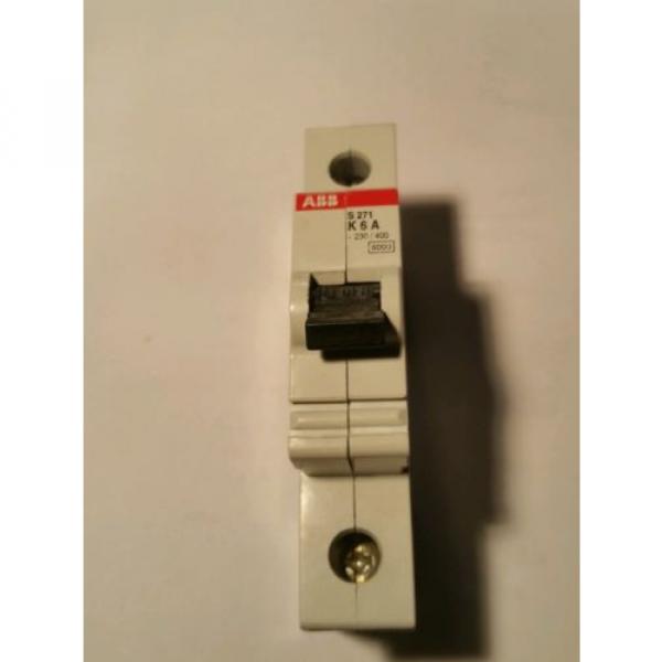 Quantity- 3     ABB S271 K6A Circuit Breakers   230/400   277/480 V a.c. #2 image