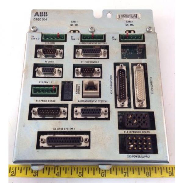 ABB ROBOTICS  CONNECTOR UNIT BOARD DSQC 504 3HAC5689-1/04 100047 #1 image