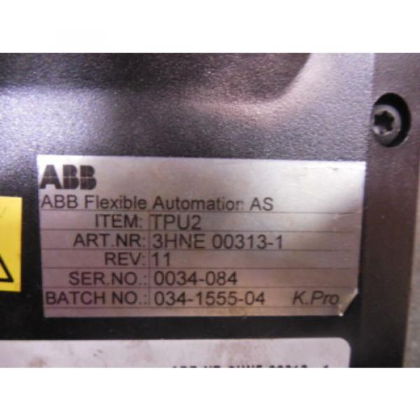 USED ABB 3HNE 00313-1 TPU2 Teach Pendant  Rev.# 11 #6 image