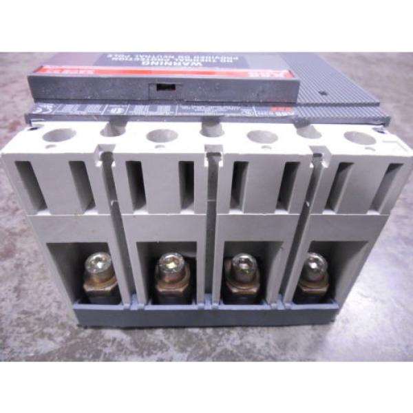 USED ABB S3N SACE S3 Circuit Breaker 150 Amps 600VAC 4 Pole #3 image