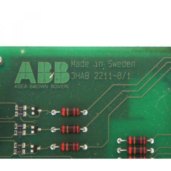 ABB 3HAB2211-1/1 SENSOR MODULE CONTROLLER BOARD DSQC-256A 3HAB221111 #4 image