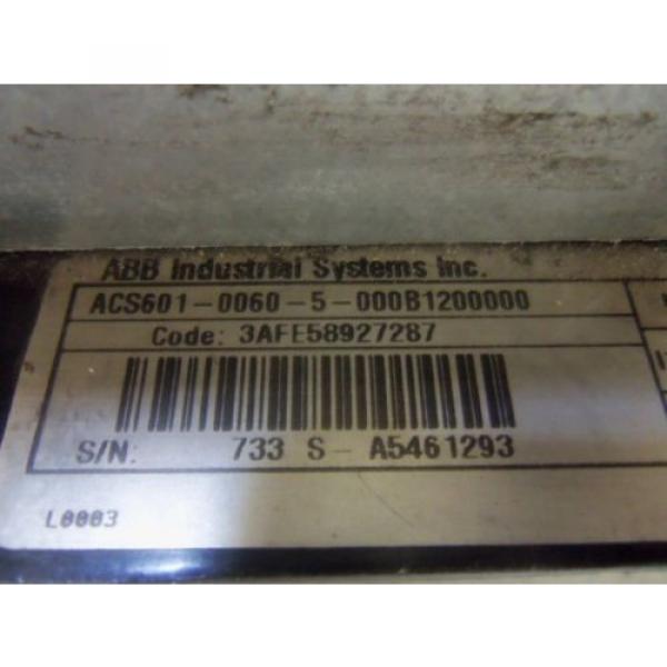 ABB ACS601-0060-5-000B1200000 *USED* #3 image