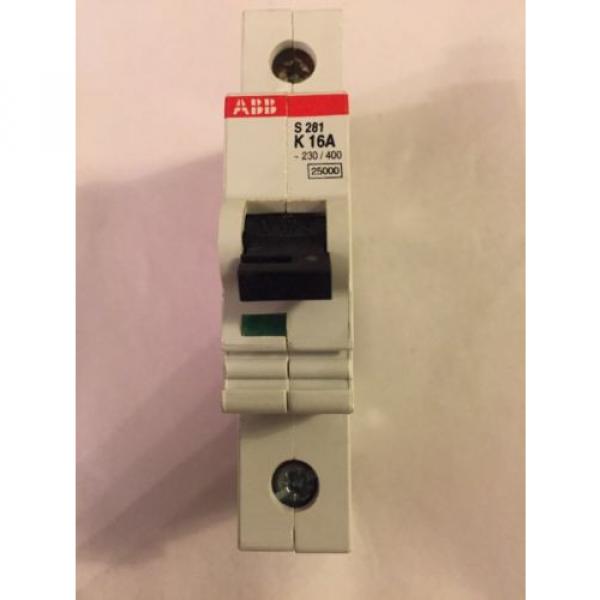 **NEW**ABB S281-K16 Circuit Breaker 1 Pole 16A 277VAC #1 image